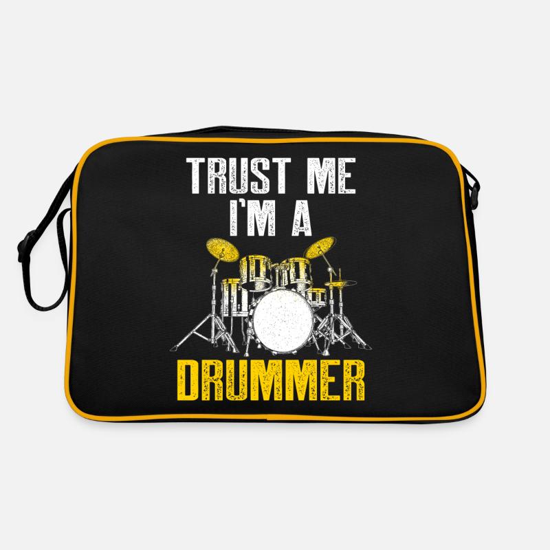 Trust me I'm a drummer Schlagzeuger Schlagzeug Sac Retro