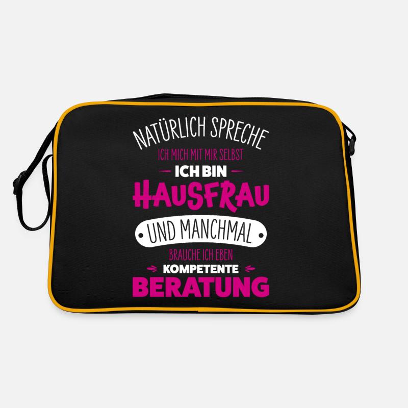 Hausfrau Retro Tasche