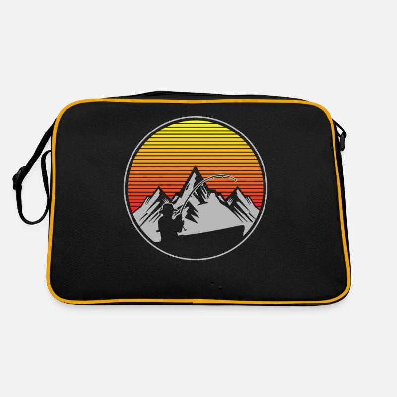 Angeln Retro Tasche
