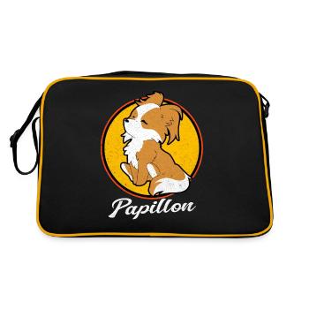 Papillon - Retro Bag - black/gold - Back