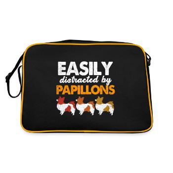 Papillon - Retro Bag - black/gold - Back