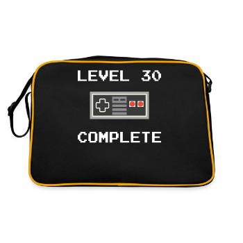 30. Geburtstag Retro 30 Jahre Geburtstagsgeschenk - Retro Bag - black/gold - Back