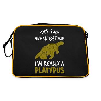 Costume d’ardent Australie - Sac Retro - noir/or - Dos