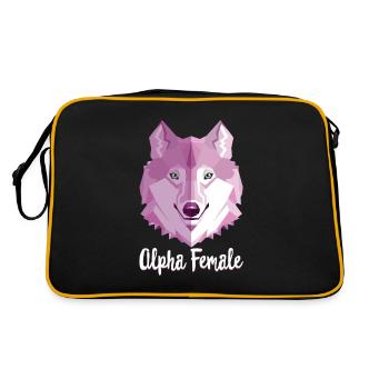 Alpha Femelle Alpha Femelles Girl Power Girl Power - Sac Retro - noir/or - Dos