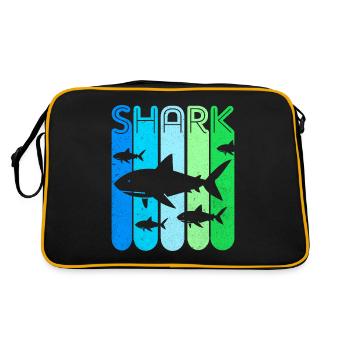 Requins - Sac Retro - noir/or - Dos