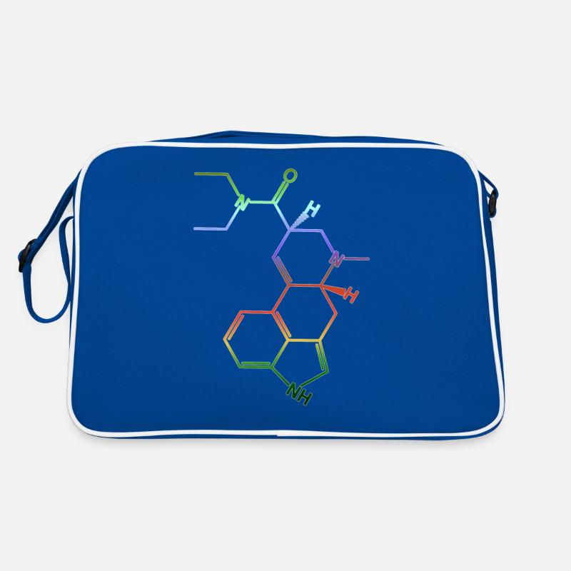 LSD structural formula molecule A. Hofmann Bicycle Day Retro Bag