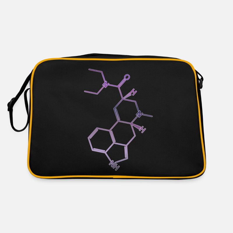 Formule structurelle LSD molécule d'acide Sac Retro