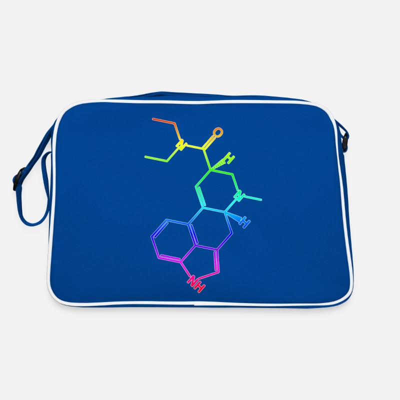 Molécule de formule structurelle LSD A. Hofmann Bicycle Day Sac Retro