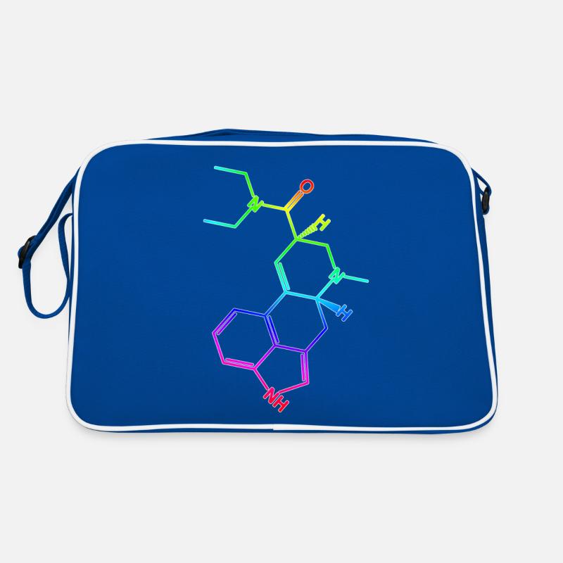 LSD Structural Formula Molecule A. Hofmann Bicycle Day Retro Bag