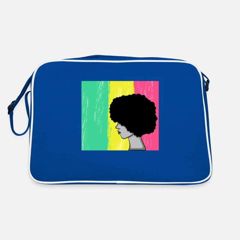 Afro Latina und stolzes Muttertagsfrauensalsageschenk Retro Tasche