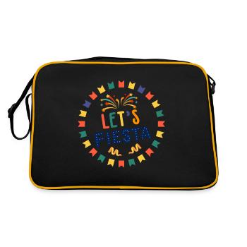 Festival - Retro Bag - black/gold - Back