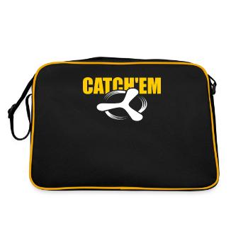 Boomerang Pêche Engins à trois ailes - Sac Retro - noir/or - Dos