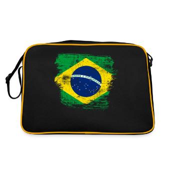 Brésil - Sac Retro - noir/or - Dos