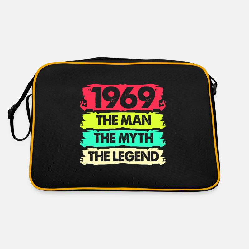 Geburtstag 50 Geschenk Geboren 1969 Fünfzig Bday Retro Tasche