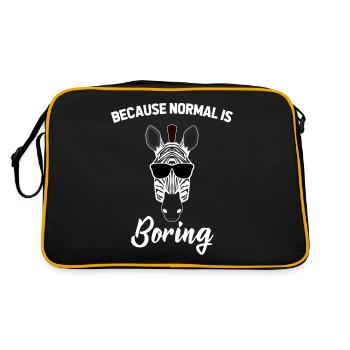 Zèbres zèbres - Sac Retro - noir/or - Dos