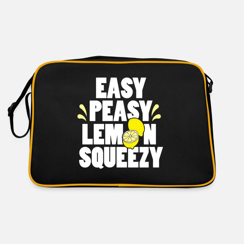 Easy Peasy Lemon Squeezy Fun Summertime Lemonade Sac Retro