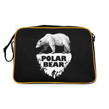 Polar bear - Retro Bag - black/gold - Back