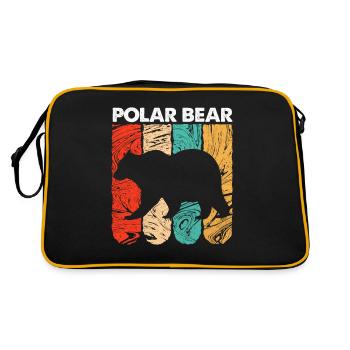 Polar bear - Retro Bag - black/gold - Back