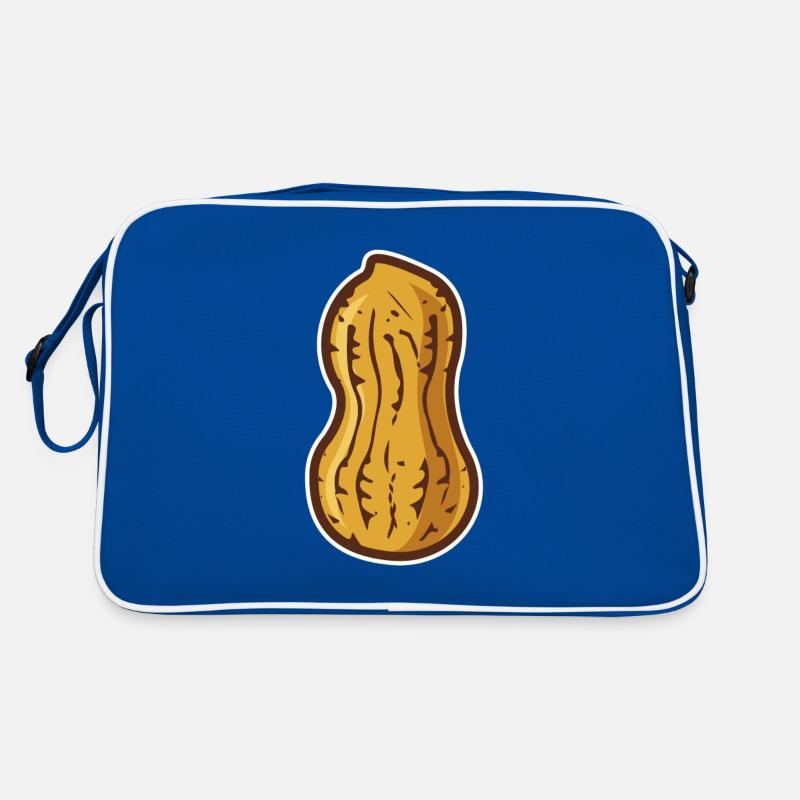 Peanut Graphic Tee, Nut print, Peanut graphic Retro Bag