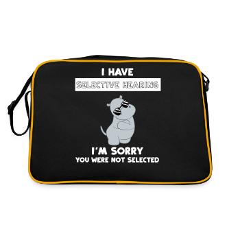 Hippopotame - Hippopotame - Hippopotame - Sarcasme - Sac Retro - noir/or - Dos