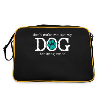 Hunde-Agility - Sac Retro - noir/or - Dos