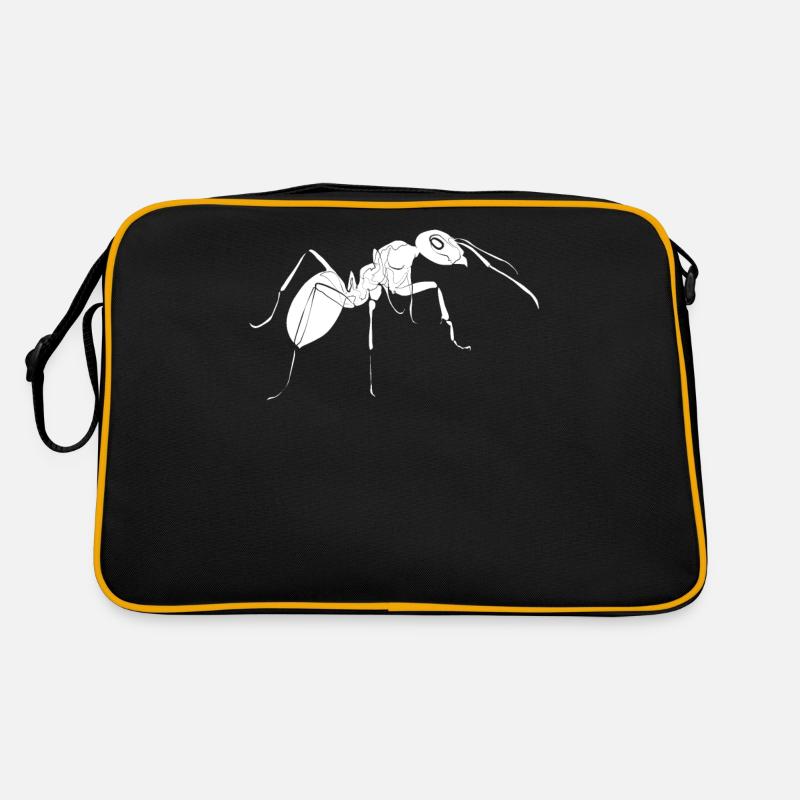 Fourmis - Sac Retro - noir/or