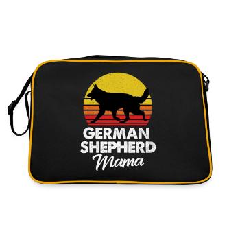 Berger allemand - Sac Retro - noir/or - Dos