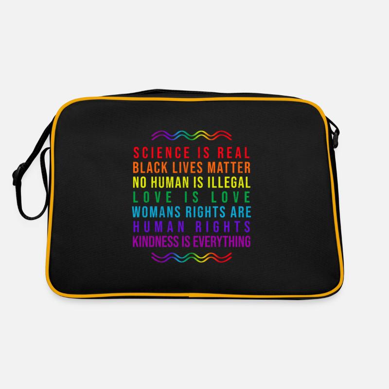 Pride Equality Equality Human Rights Tea Retro Bag