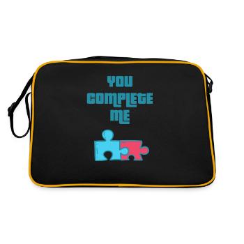Love puzzle love puzzle - Retro Bag - black/gold - Back