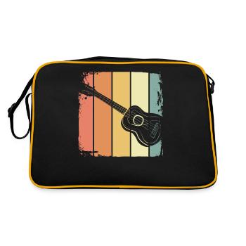 Ukulele - Retro Bag - black/gold - Back