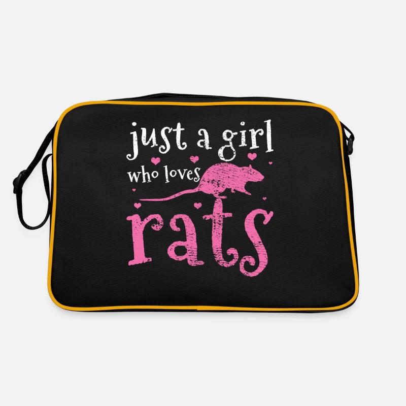 Ratte Ratten Retro Tasche