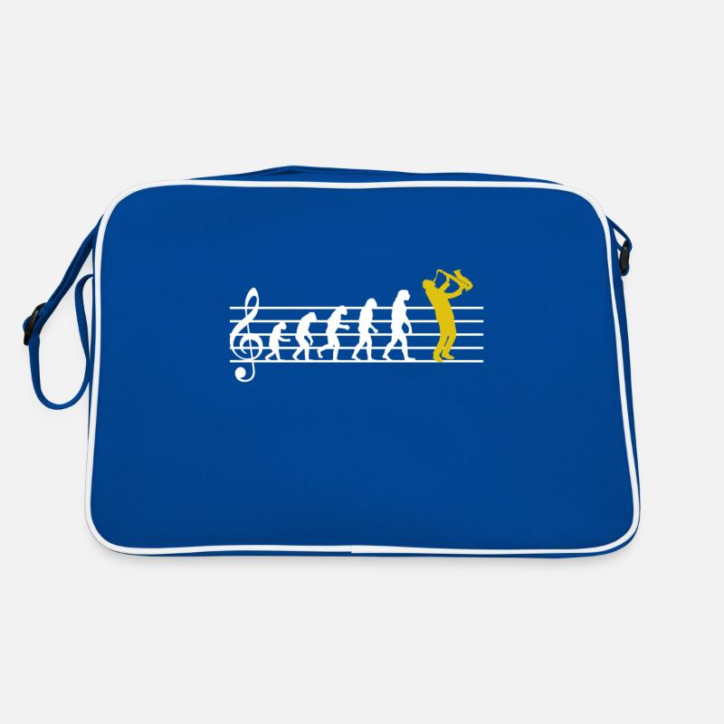 Saxophone Jazz Evolution Saxophone Classical Musician Retro Bag