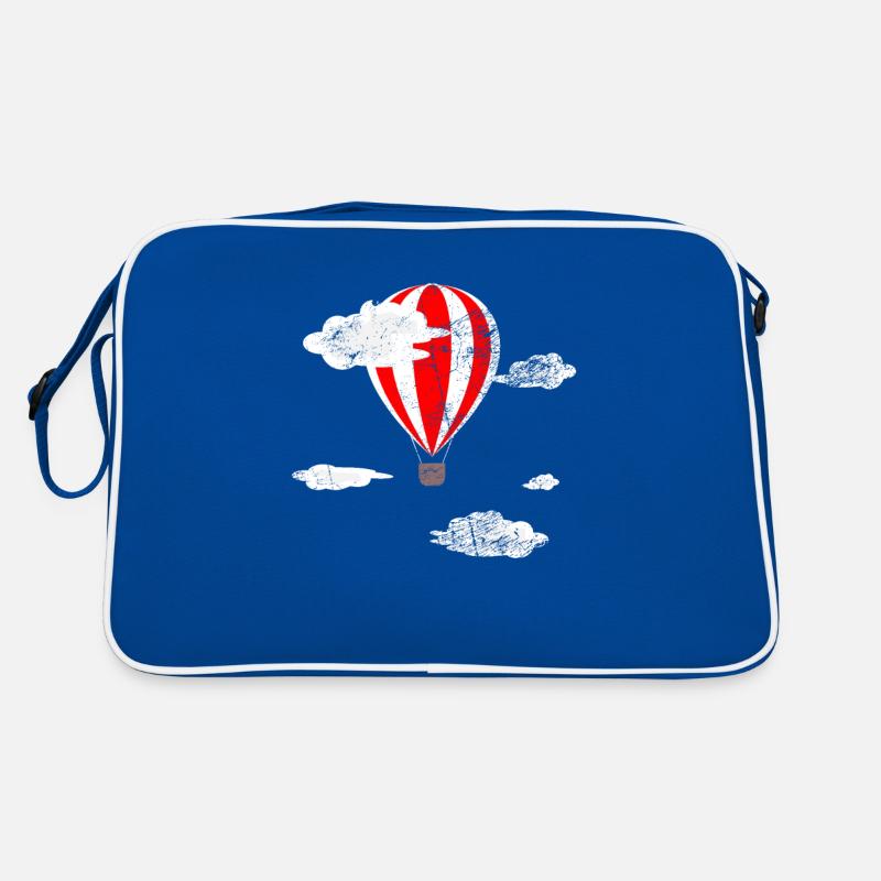 Montgolfière Ballon Nuages Cadeau Sac Retro