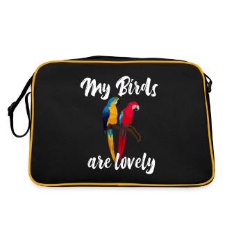 parrot - Retro Bag - black/gold - Back