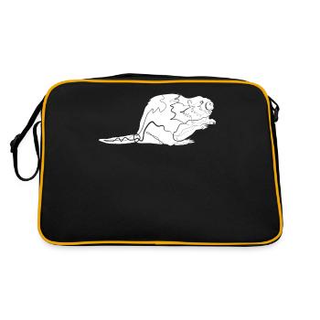 Biber - Sac Retro - noir/or - Dos