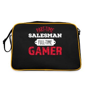 Seller Gaming - Retro Bag - black/gold - Back