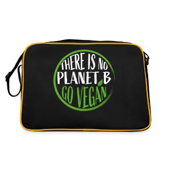 Vegan Protection de l’environnement - Sac Retro - noir/or - Dos