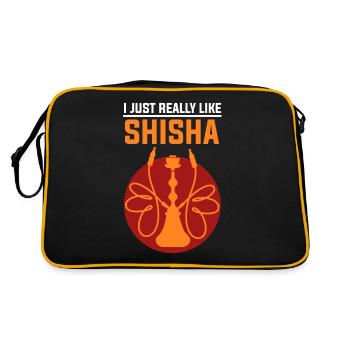 Shisha narguilé narguilé aime fumer l'été - Sac Retro - noir/or - Dos