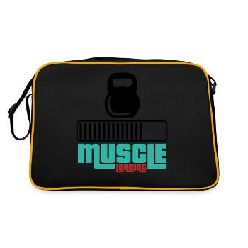 Fitness Dumbbell Kettleball Muscle Download Body - Retro Bag - black/gold - Back