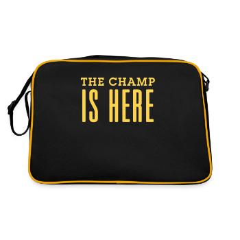 Le champion est ici Fantasy Football - Sac Retro - noir/or - Dos