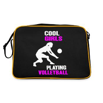 volley-ball - Sac Retro - noir/or - Dos