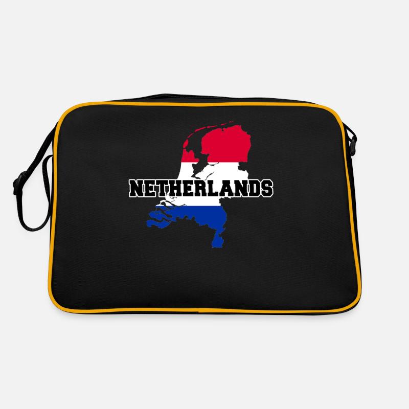 Pays-Bas Pays-Bas Pays-Bas - Sac Retro - noir/or