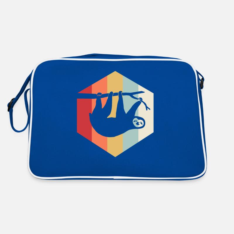 Sloth rainforest zoo Retro Bag
