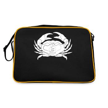 Crab Crab - Retro Bag - black/gold - Back