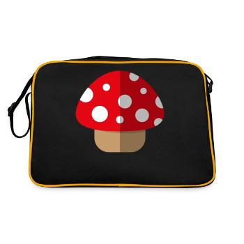 Fly agaric - Retro Bag - black/gold - Back
