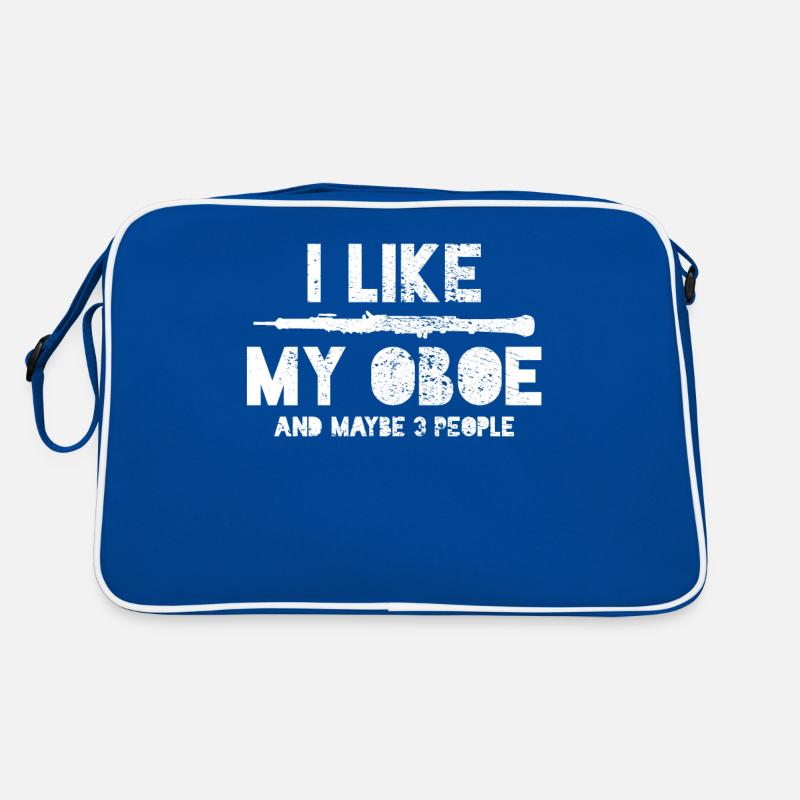 Oboe player Retro Bag