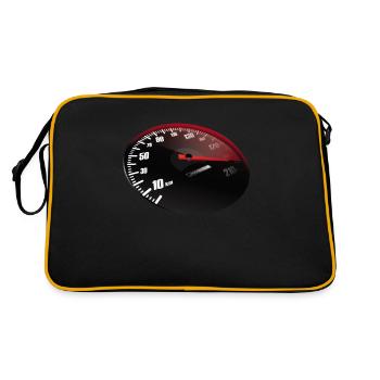 PS Speed Speed Turbo Tuner Car Gift - Retro Bag - black/gold - Back