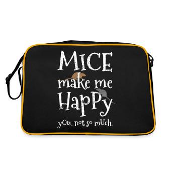 mouse mice - Retro Bag - black/gold - Back