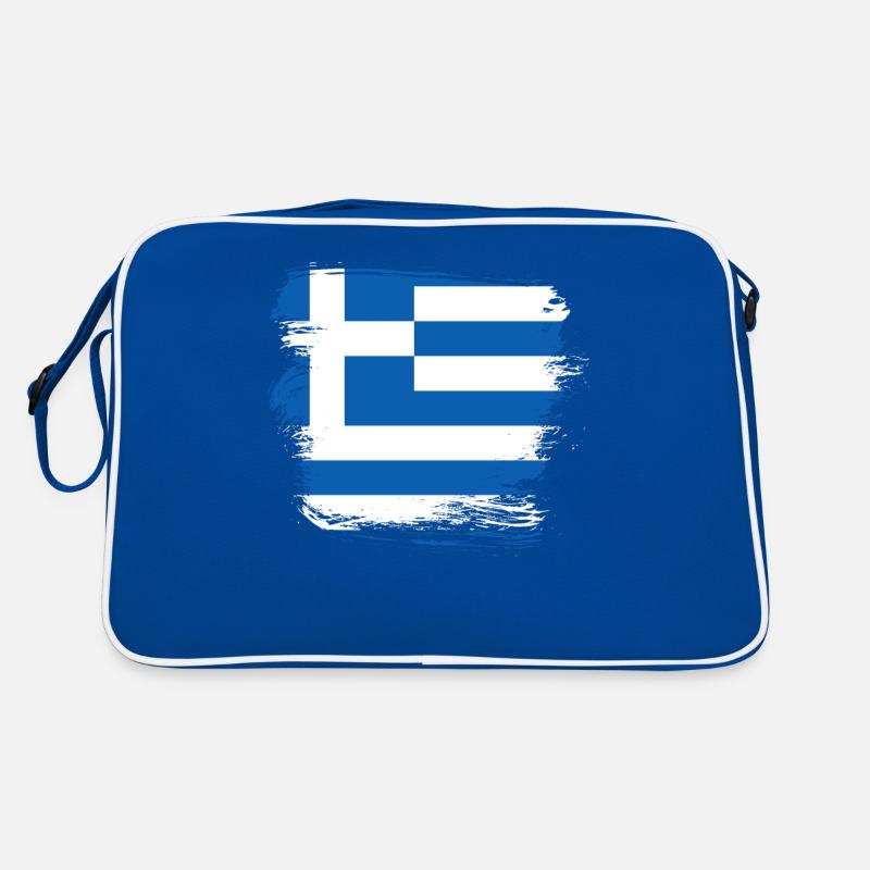 Grèce Drapeau Sac Retro