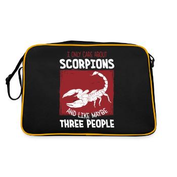 Scorpion - Retro Bag - black/gold - Back